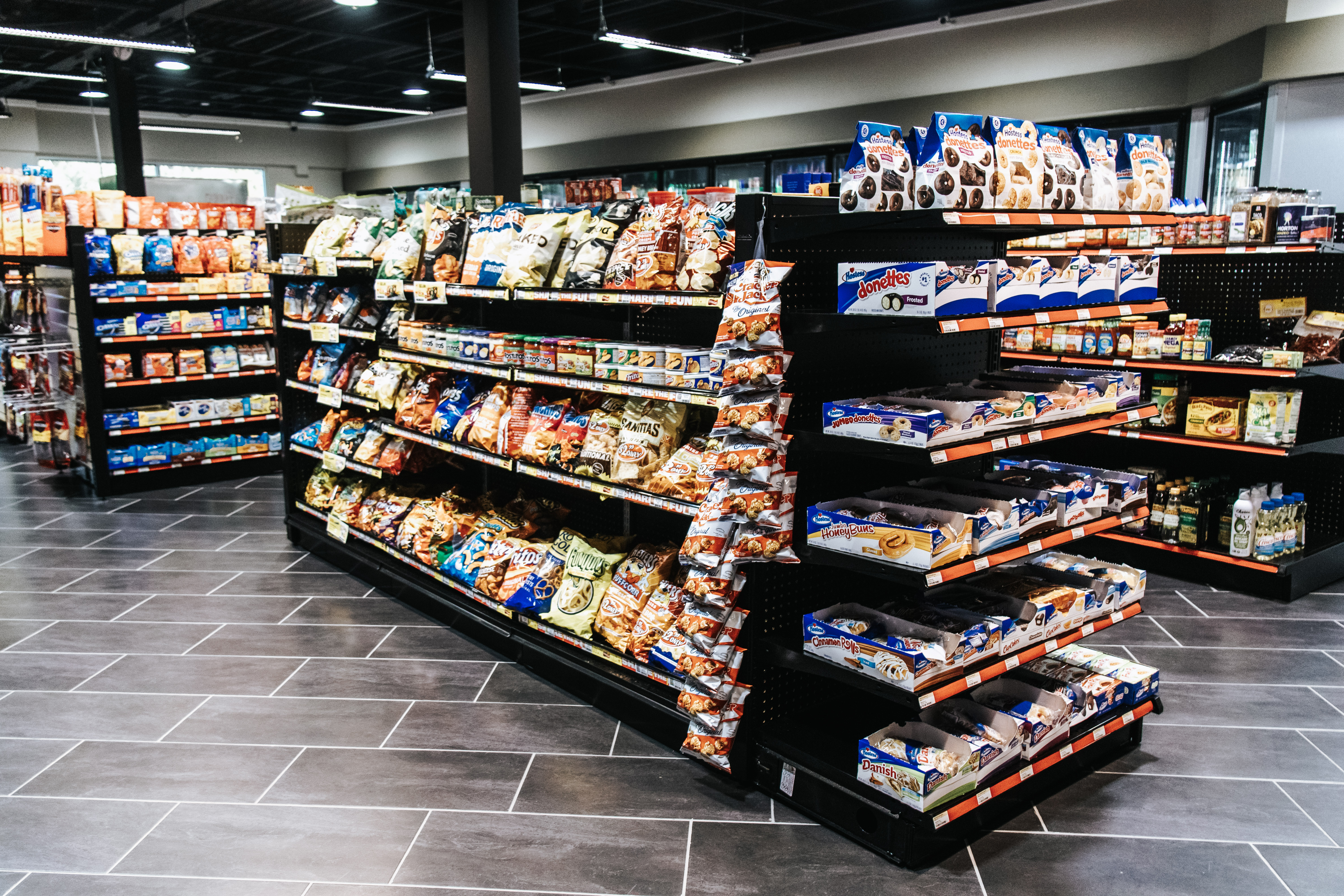 Every aisle between